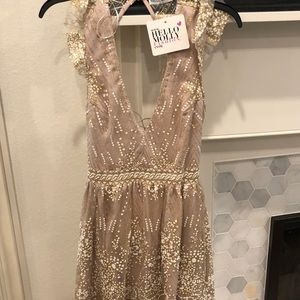 Hello molly Champagne dress